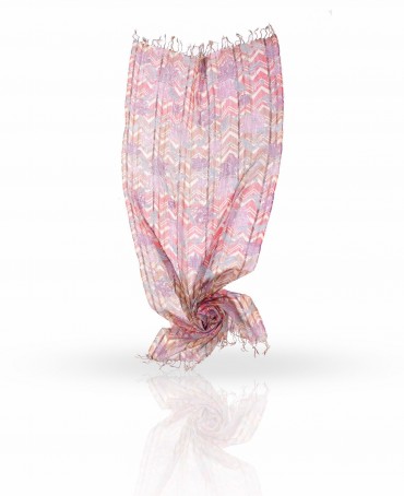 Палантин Женский SW-ZIGFLOWER/PINK